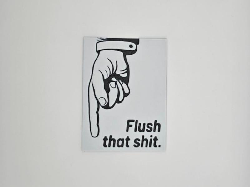 Sticker Flush That S***