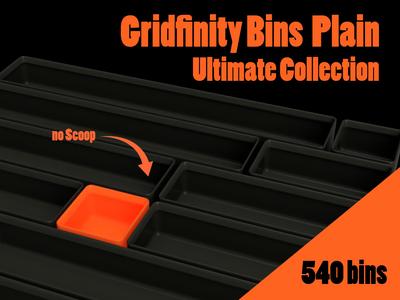 Gridfinity Bins Plain - Ultimate Collection