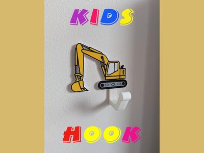Kids hook - Excavator