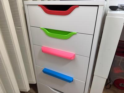 IKEA Alex handles - curved