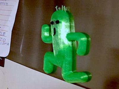 Cactuar fridge magnet final fantasy 