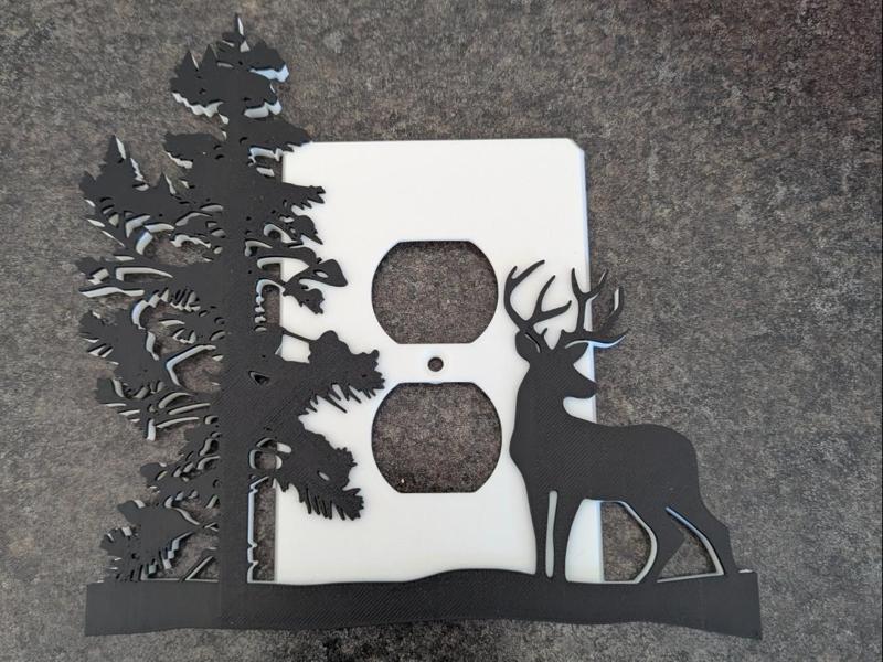 Deer Outlet Cover