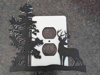 Deer Outlet Cover
