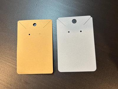 Jewelry display card for retail free to sell