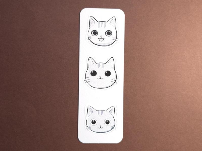Sticker Cats 2 Bookmark