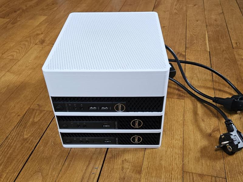 MicroStack Rack – Modular Rack for Dell Micro PCs