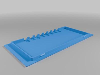 Digitus 19" wall mount Rack (DN-19 07U-S-1) cable opening cover with network cable slots