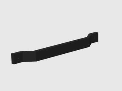 simple handles with pre-drilled holes x 3