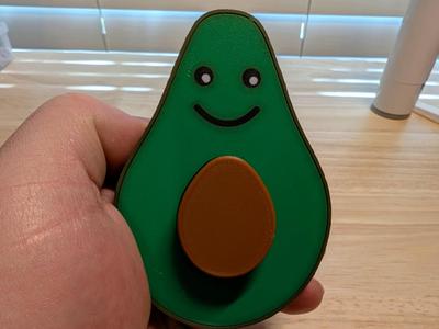 Avocado Clicker Fidget Toy