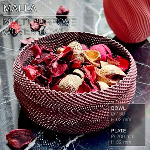 MALLA | woven bowl & plate, multi-purpose