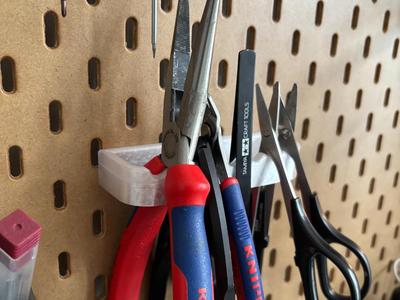 Cutter/Plier/Hand tools holder for IKEA SKADIS 