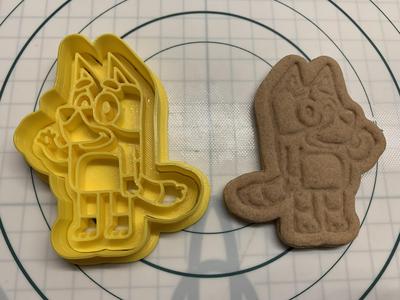 Bluey cookie cutter