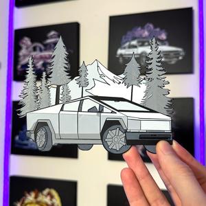 Monochrome Cybertruck