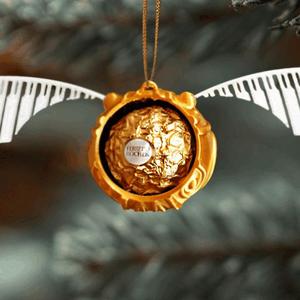 Golden Snitch Ornament Ferrero Rocher Holder