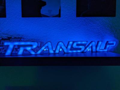 Honda Transalp Neon Sign (LED)
