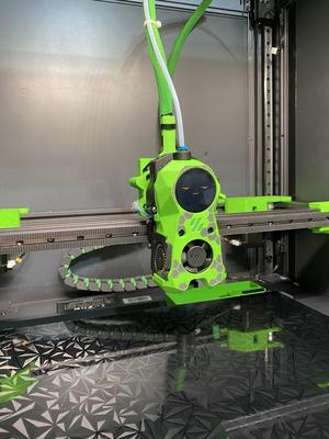 Orbitool Fan Mount 4010 w/umbilical support.