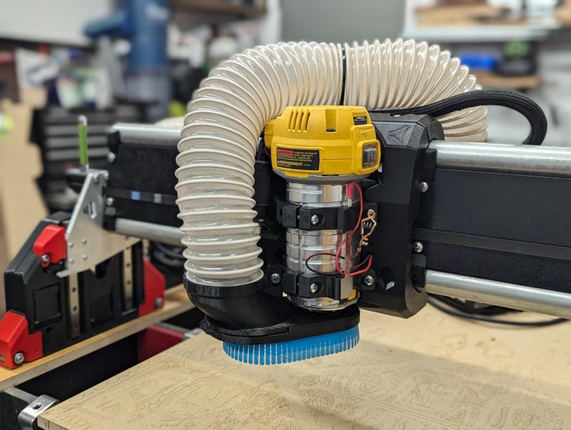 DeWalt 611 Tool Mount and Dust Shoe for the LowRider 4 CNC