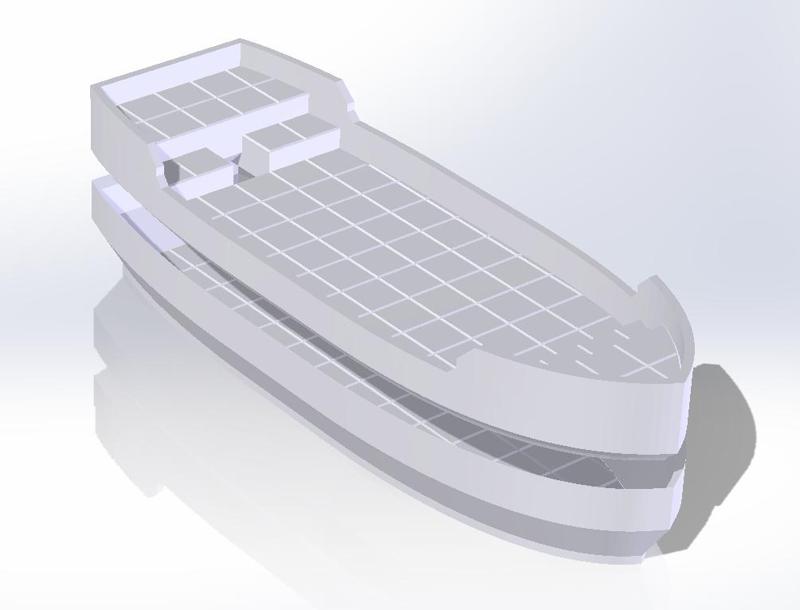 Spacers for a Longer TTRPG Boat - Remix