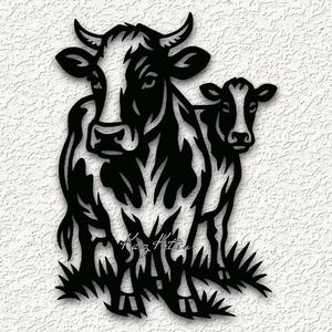 COUNTRY DAIRY COWS WALL ART HOME DECOR