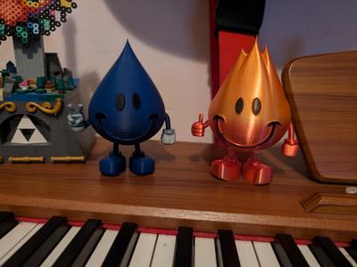 Wet Willy and Flame Boy - World Industries Figures
