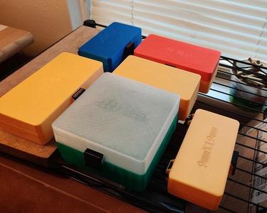 9X19mm, Spring Latch, Split Hinge Modular Ammo Box