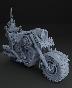 Boyz warbike - Orks Speedfreaks + Free dragon warhammer