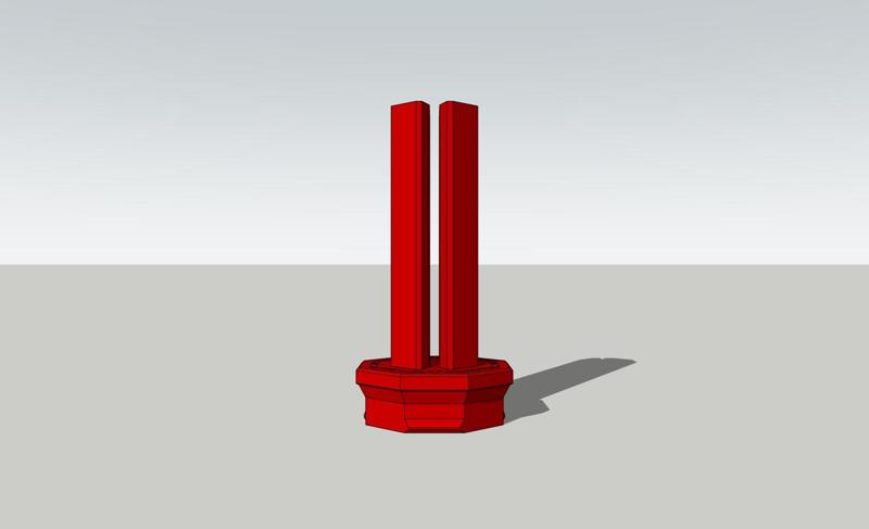 Multiboard - Scraper Spatula Holder with Raised Moderate Weight-Bearing Snap