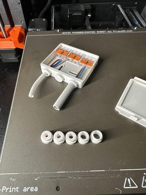 WAGO 221 3x3 junctionbox with caps