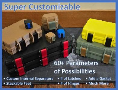 Super Customizable Rugged Box in OpenSCAD