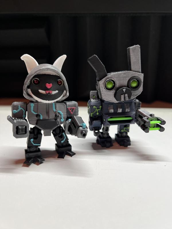 Mechkawaii-Figurines Additionnelles Hacker