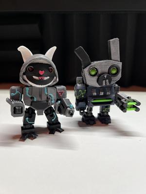 Mechkawaii-Figurines Additionnelles Hacker
