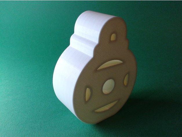 Christmas ball (with a flat) nestable box (v1)