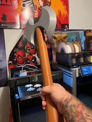 Axe prop - Print in place!