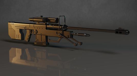 SRS99D-S2 Anti-Material Sniper Rifle - Halo 3 / ODST