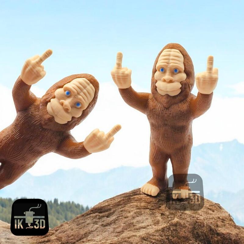 Bigfoot Middle Finger / 3MF Included / No Supports