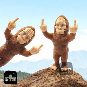 Bigfoot Middle Finger / 3MF Included / No Supports