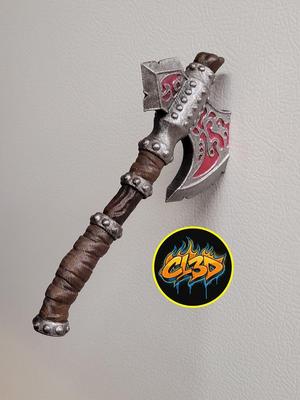 Sci-Fi Battle Axe Magnet
