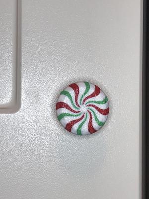 Kitchen Cabinet Knob - Peppermint Candy Swirl 6