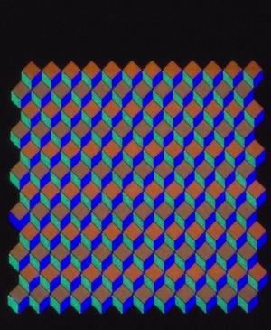 Dice Lattice Textile