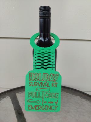 Christmas Wine Bottle Tags