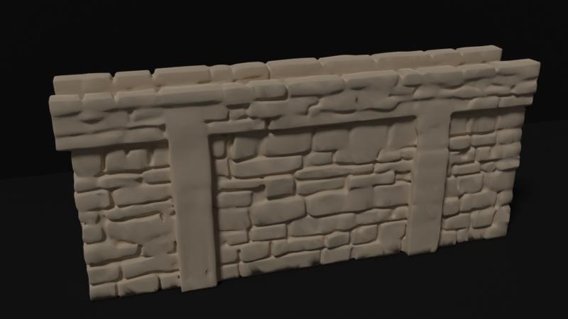 DND Wall Zinnen 2x 50mm