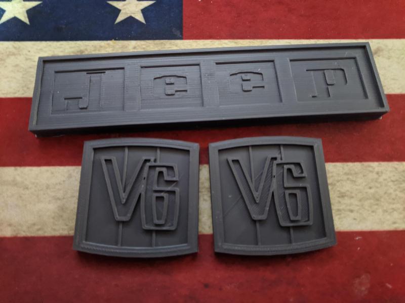 Jeepster Jeep Badge for Kaiser era Jeeps
