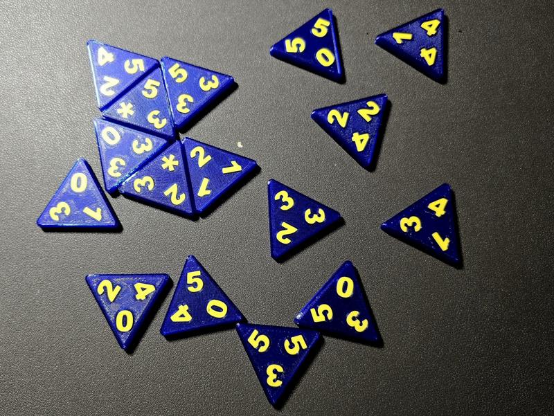 Strategic Game - like Domino 2.0 - 3-Omino / Triomino / Trimino