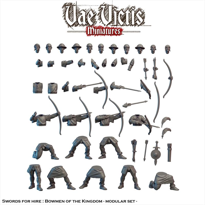 Modular Swords for hire : Bowmen of the Kingdom  [PRE-SUPPORTED]