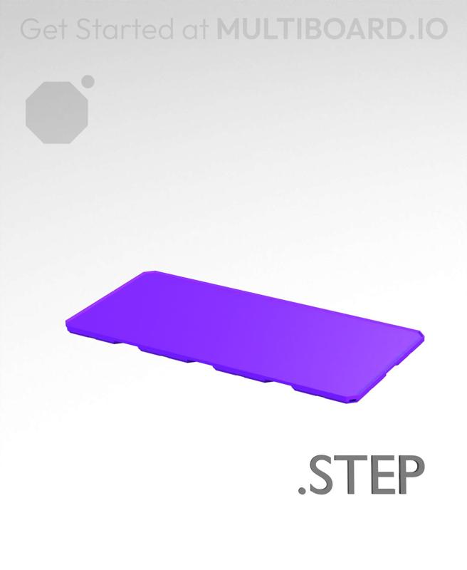 4x2x0·25 - Multibin Insert - STEP Remixing File