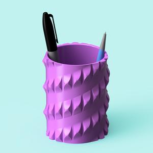 Vanishing Spiral Pen Cup