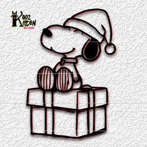 snoopy wall art peanuts christmas decor 
