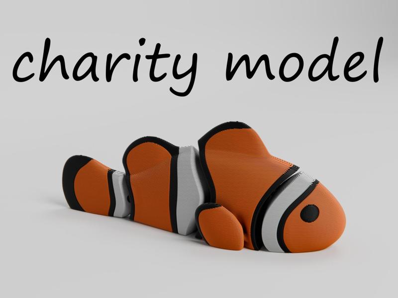 Articulated clownfish - charity model
