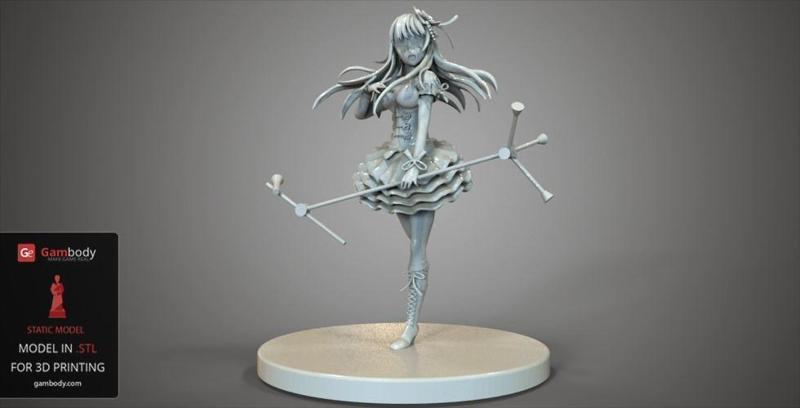 Idolmaster Girl 3D Printing Figurine | Static