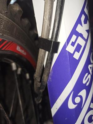 Beta RR 300 Brake hose/speedometer cable clip/holder